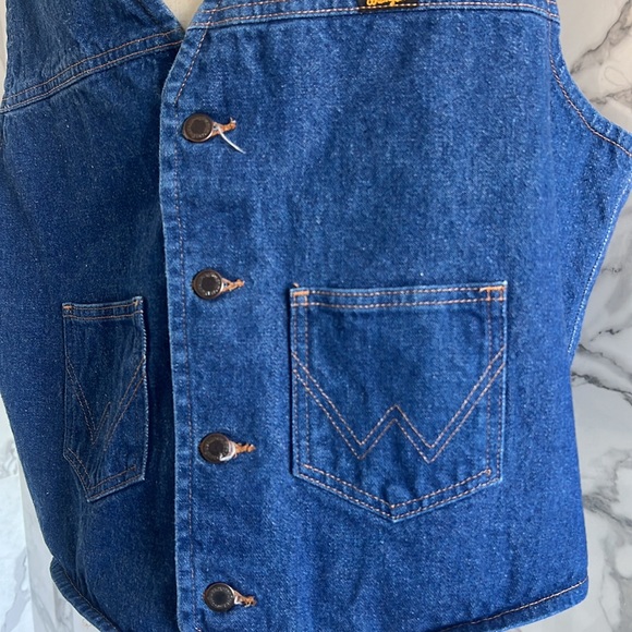 Wrangler Denim waistcoat - Picture 4 of 5